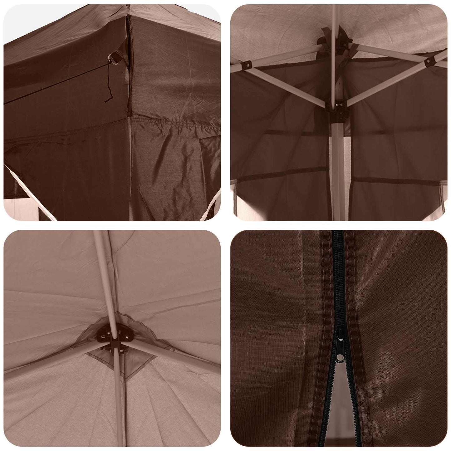 Pop-Up Partyzelt 290 X 290 X 245 Cm