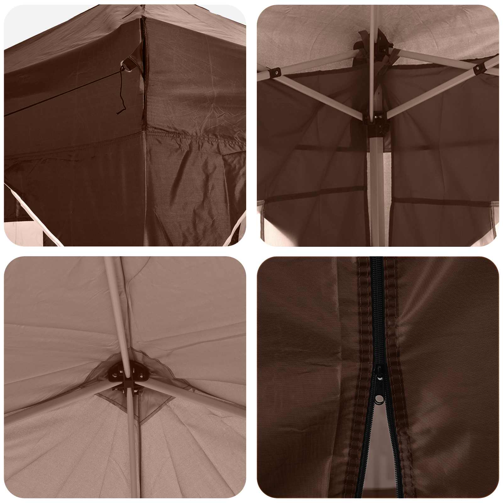 Pop-Up Partyzelt 290 X 290 X 245 Cm