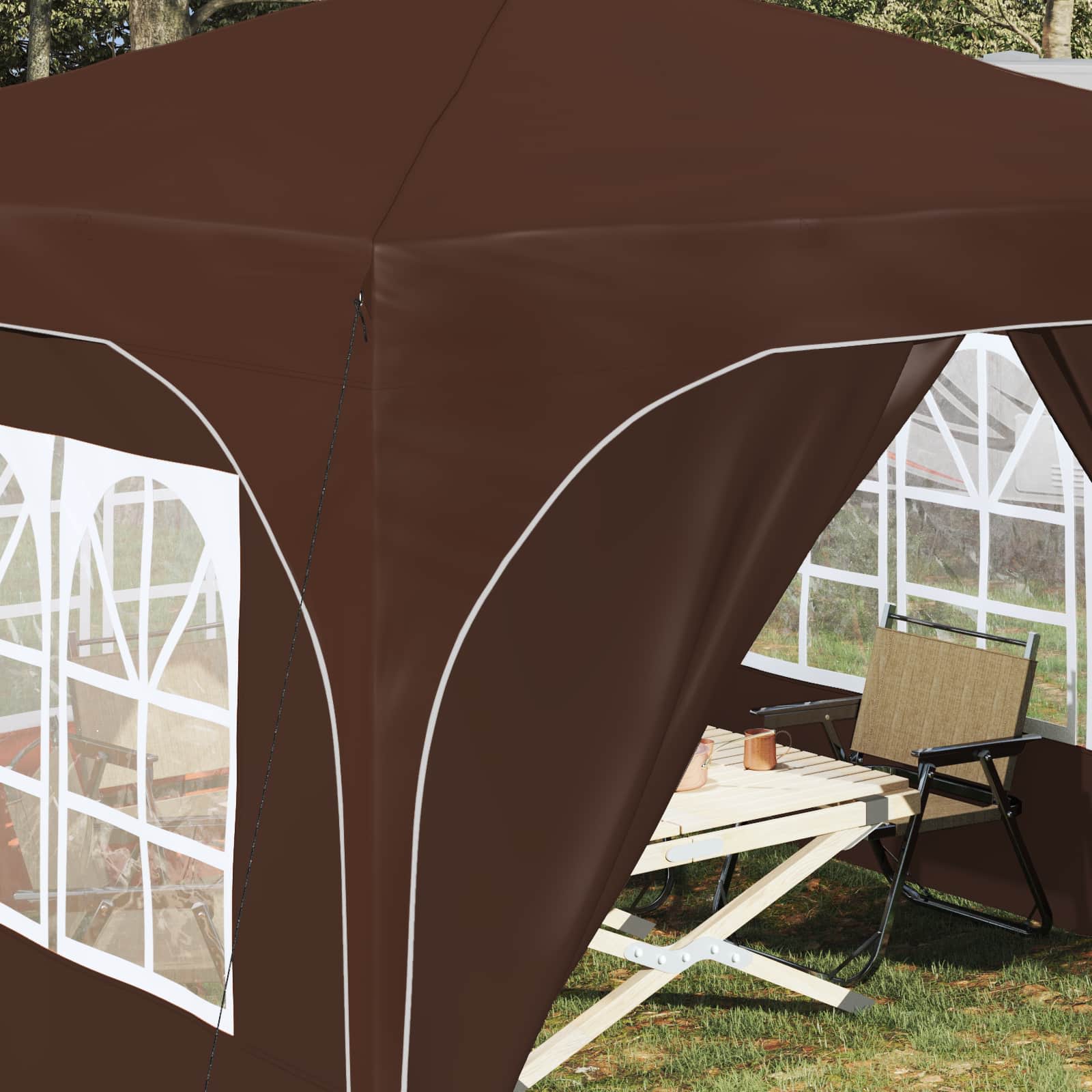 Pop-Up Partyzelt 290 X 290 X 245 Cm