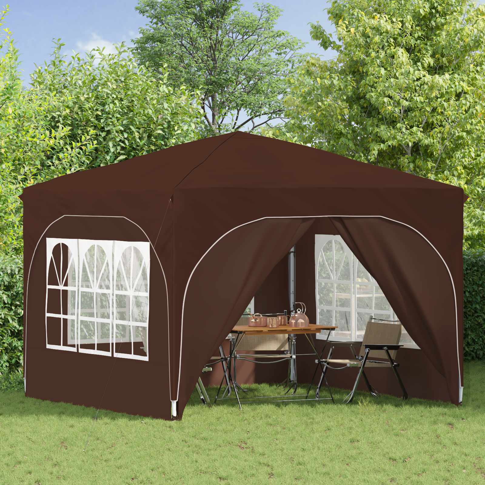 Pop-Up Partyzelt 290 X 290 X 245 Cm