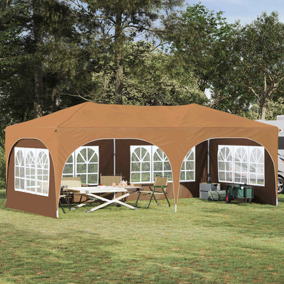 Pop-Up Partyzelt 575 X 288 X 245 Cm Oxford-Stoff