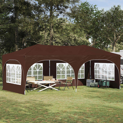 Pop-Up Partyzelt 575 X 288 X 245 Cm Oxford-Stoff