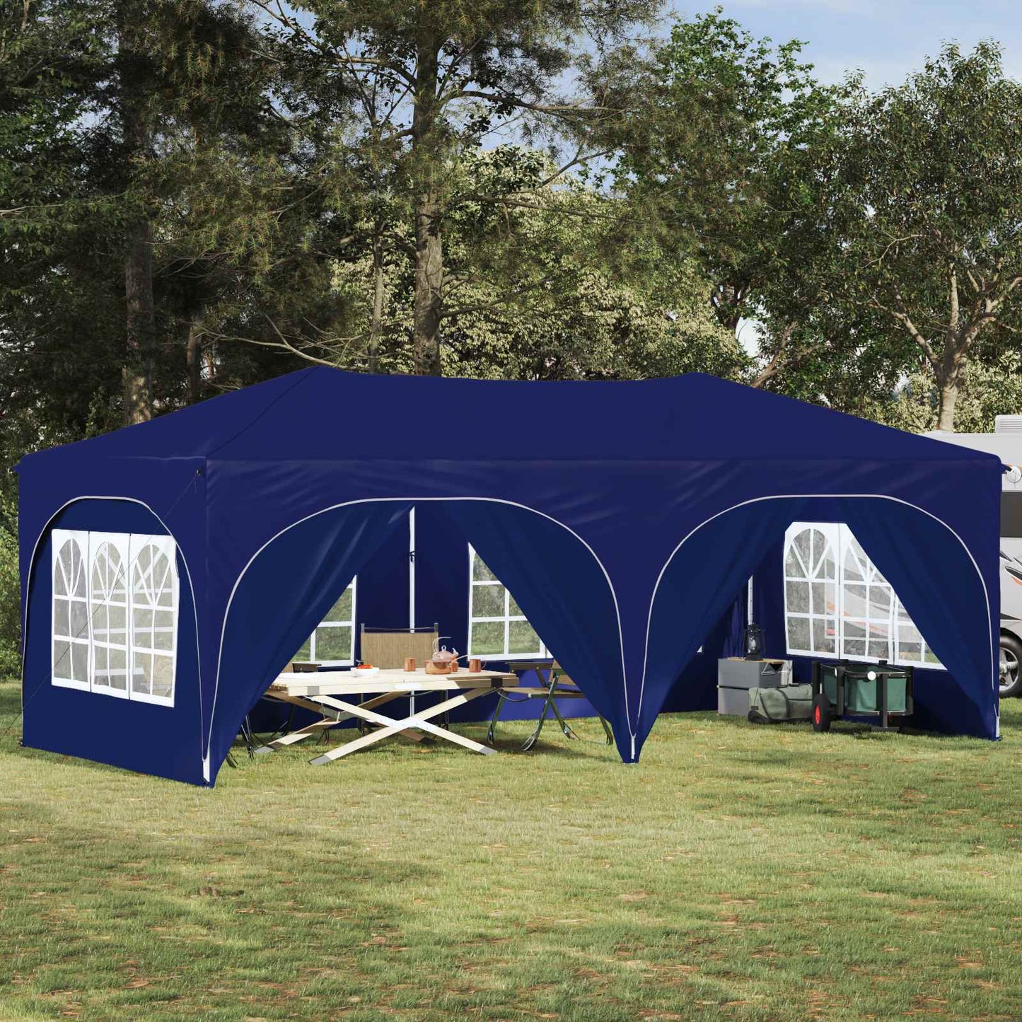 Pop-Up Partyzelt 575 X 288 X 245 Cm Oxford-Stoff