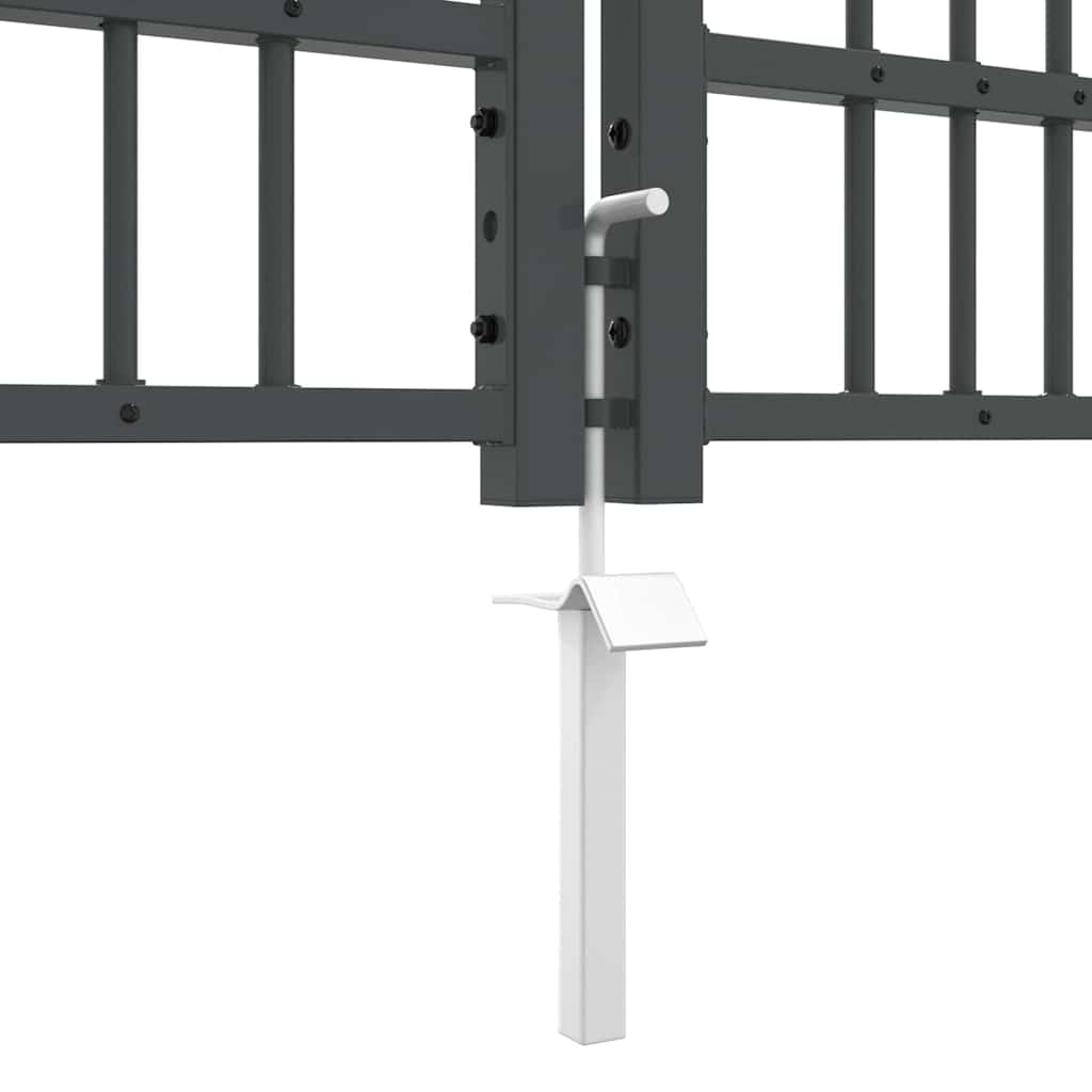 Zauntor Mit Speer-Top Kampen 305 X 100 Cm Stahl