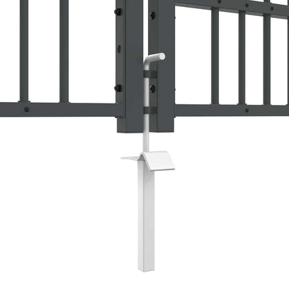 Zauntor Mit Speer-Top Kampen 305 X 125 Cm Stahl
