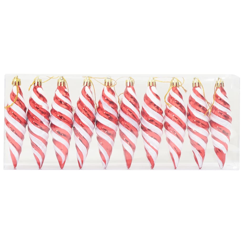Weihnachtliche Spiralenform Kugel 40 Pcs Kunststoff