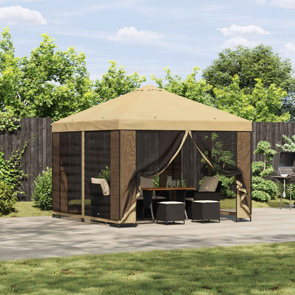 Garten Pavillon Mit Seitenwänden 3 X 3 M