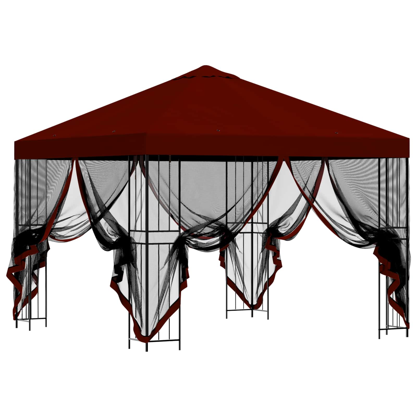 Garten Pavillon Mit Seitenwänden 3 X 3 M