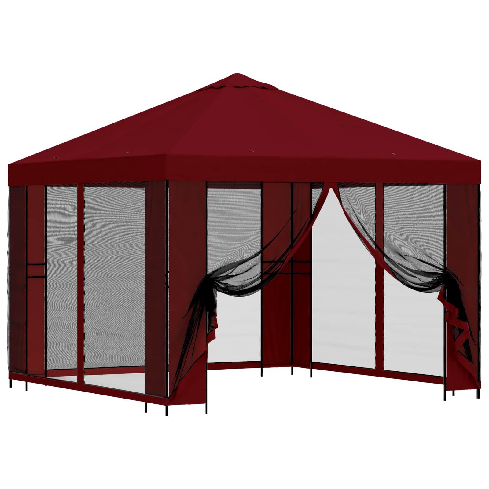 Garten Pavillon Mit Seitenwänden 3 X 3 M