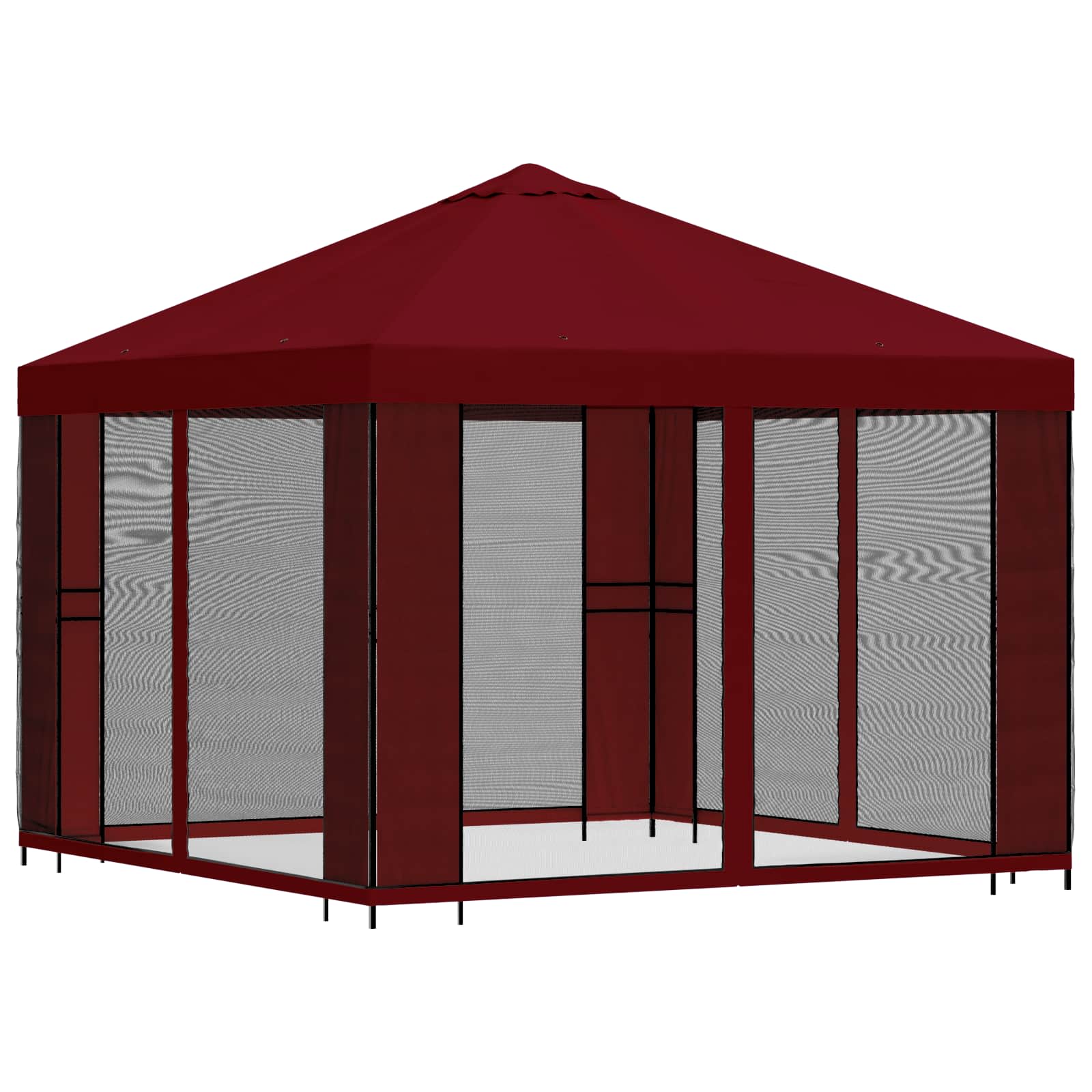 Garten Pavillon Mit Seitenwänden 3 X 3 M