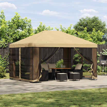 Garten Pavillon Mit Seitenwänden 4 X 3 M