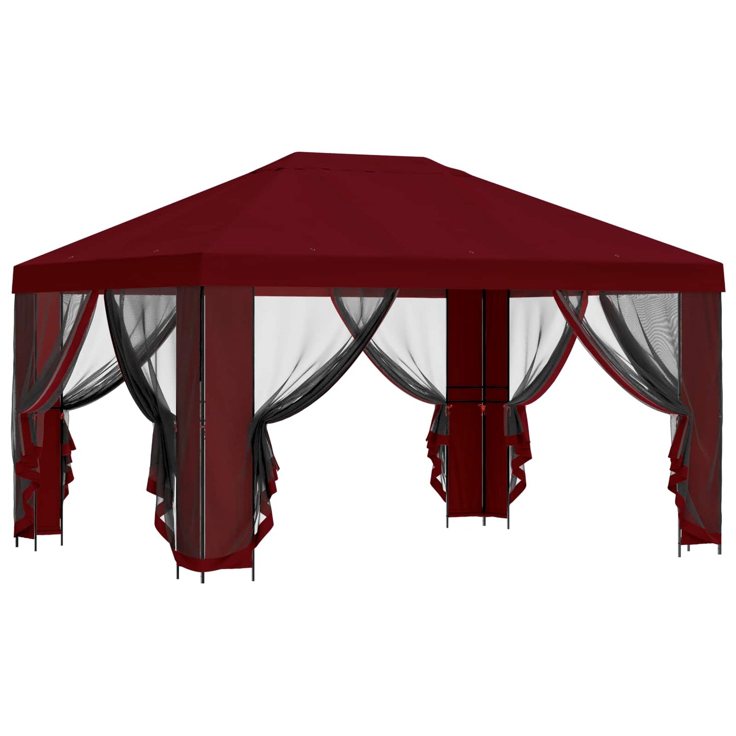 Garten Pavillon Mit Seitenwänden 4 X 3 M