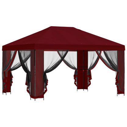 Garten Pavillon Mit Seitenwänden 4 X 3 M