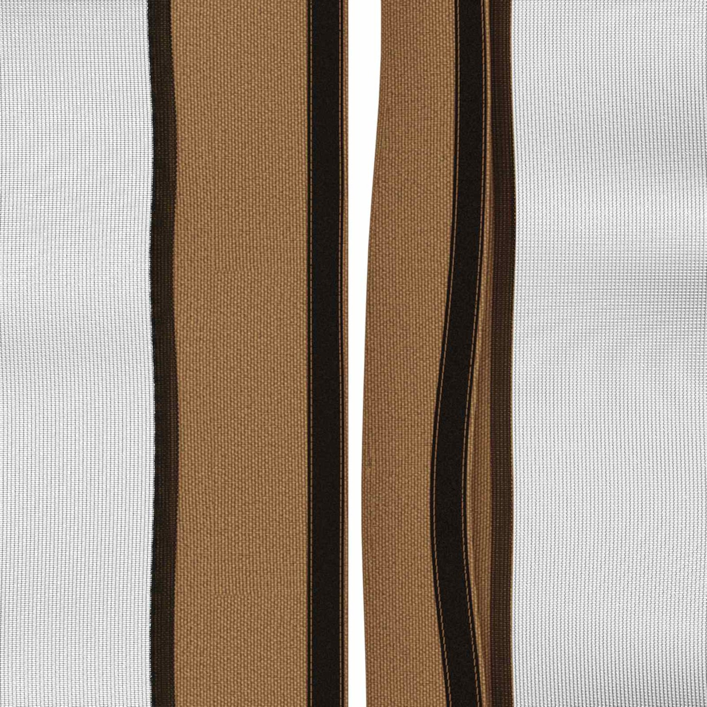 Pavillon Dach Mit Seitenwänden Beige 600,5 X 300,5 Cm Polyester