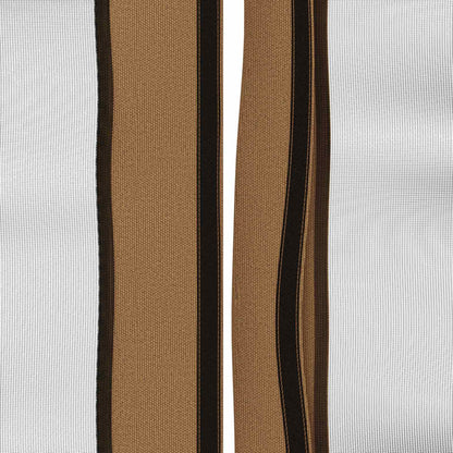 Pavillon Dach Mit Seitenwänden Beige 600,5 X 300,5 Cm Polyester