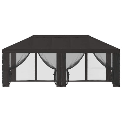 Pavillon Dach Mit Seitenwänden Anthrazit 600,5 X 300,5 Cm