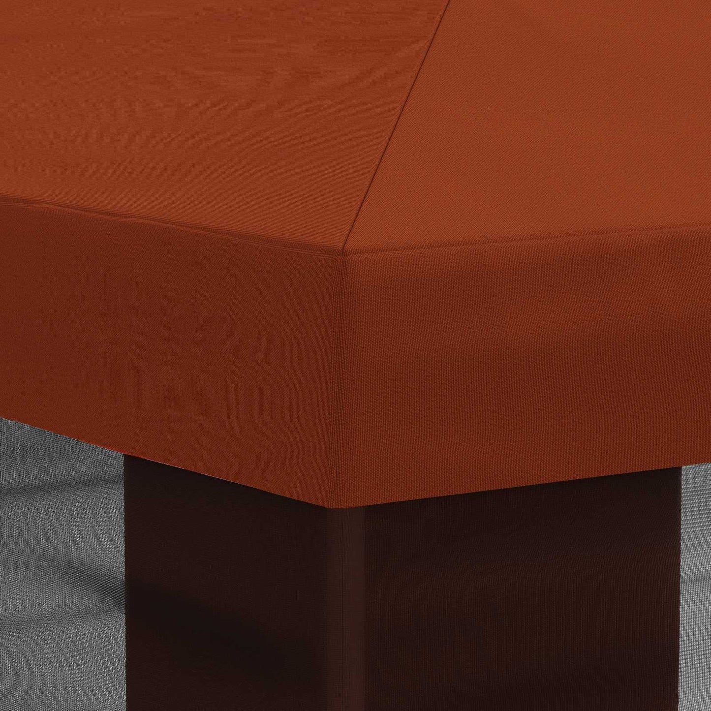 Pavillon Dach Mit Seitenwänden Terrakotta 600,5 X 300,5 Cm