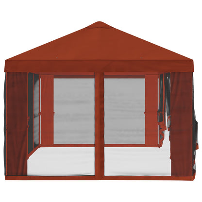 Pavillon Dach Mit Seitenwänden Terrakotta 600,5 X 300,5 Cm