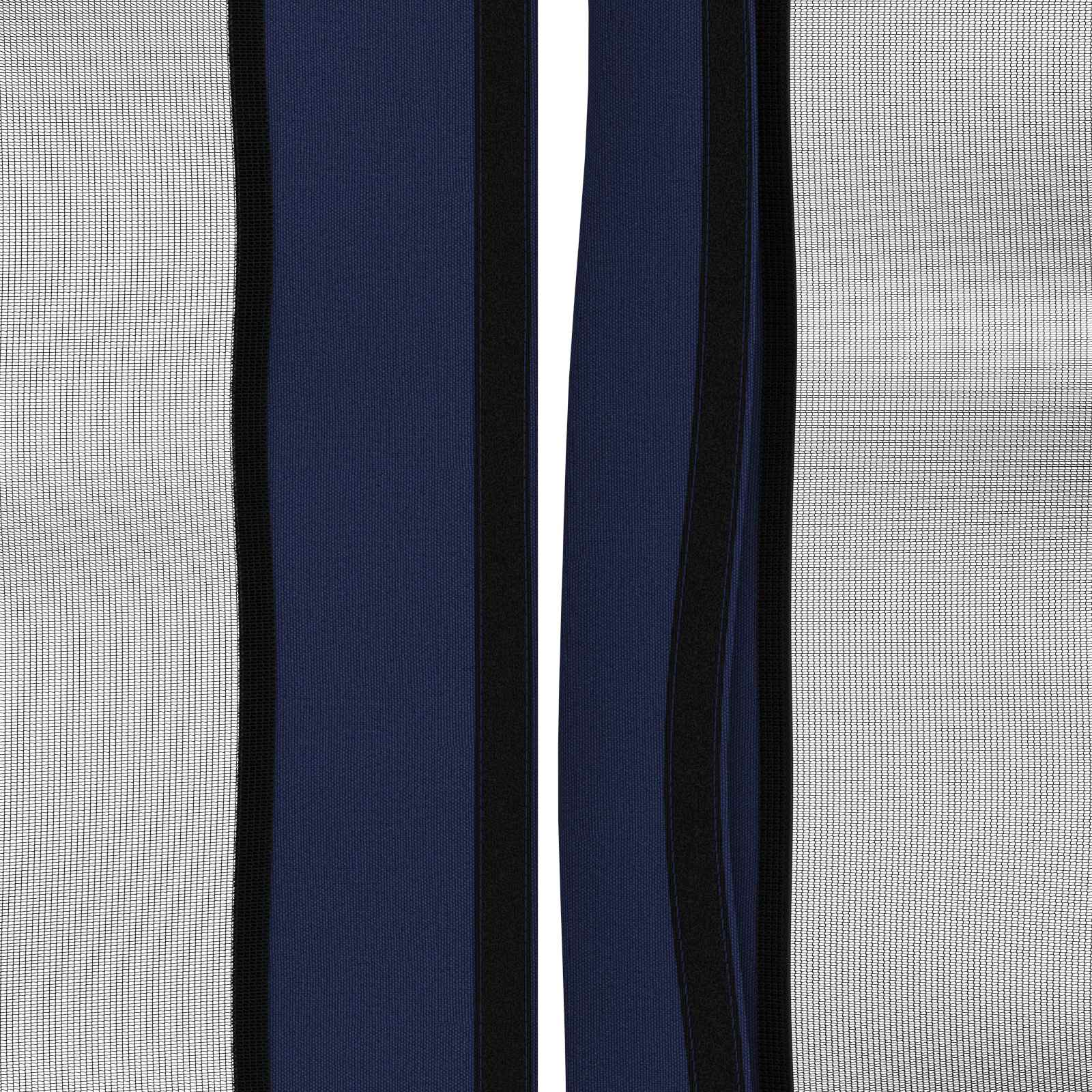 Pavillon Dach Mit Seitenwänden Blau 600,5 X 300,5 Cm Polyester