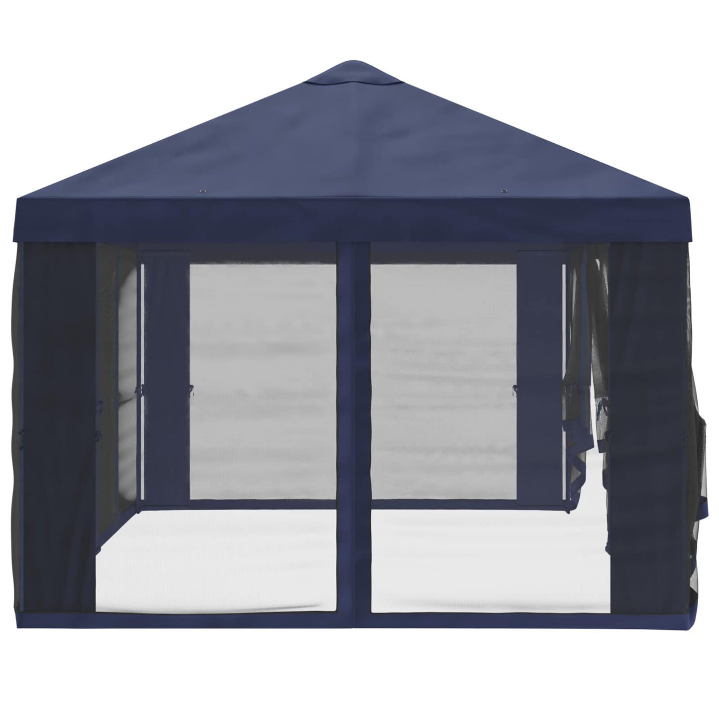 Pavillon Dach Mit Seitenwänden Blau 600,5 X 300,5 Cm Polyester