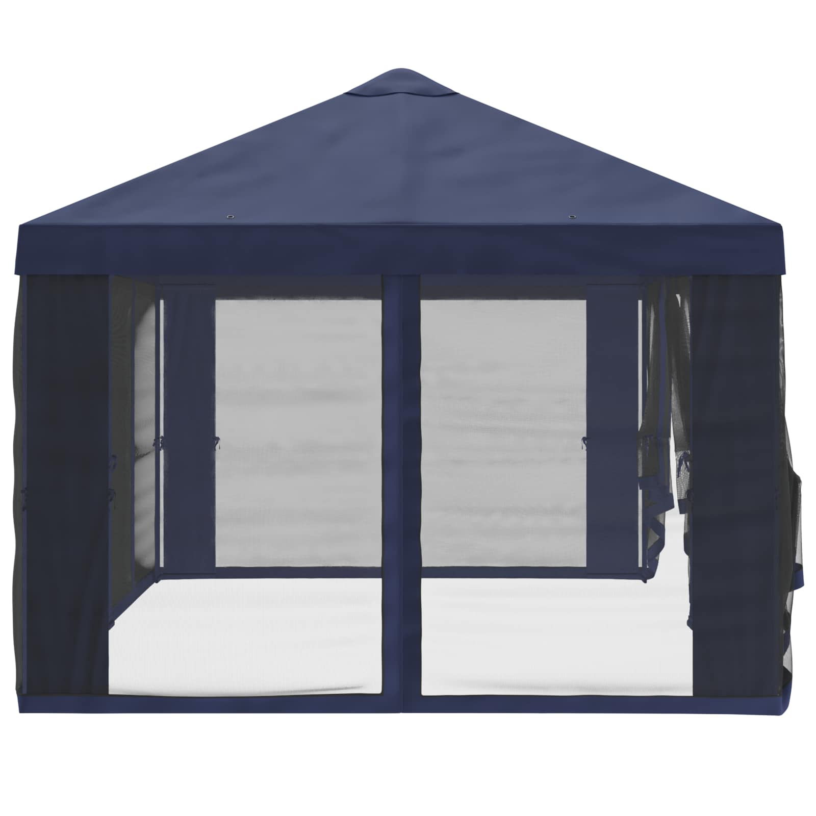 Pavillon Dach Mit Seitenwänden Blau 600,5 X 300,5 Cm Polyester