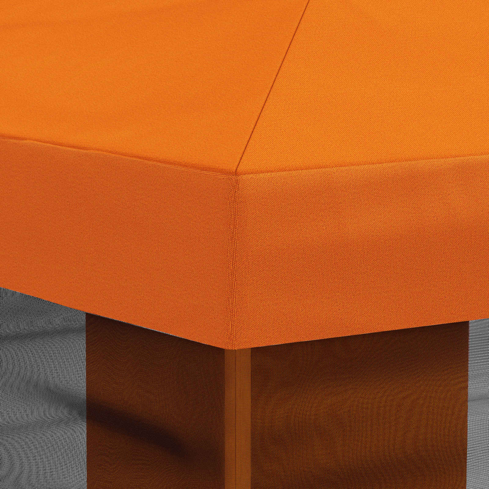 Pavillon Dach Mit Seitenwänden Orange 600,5 X 300,5 Cm