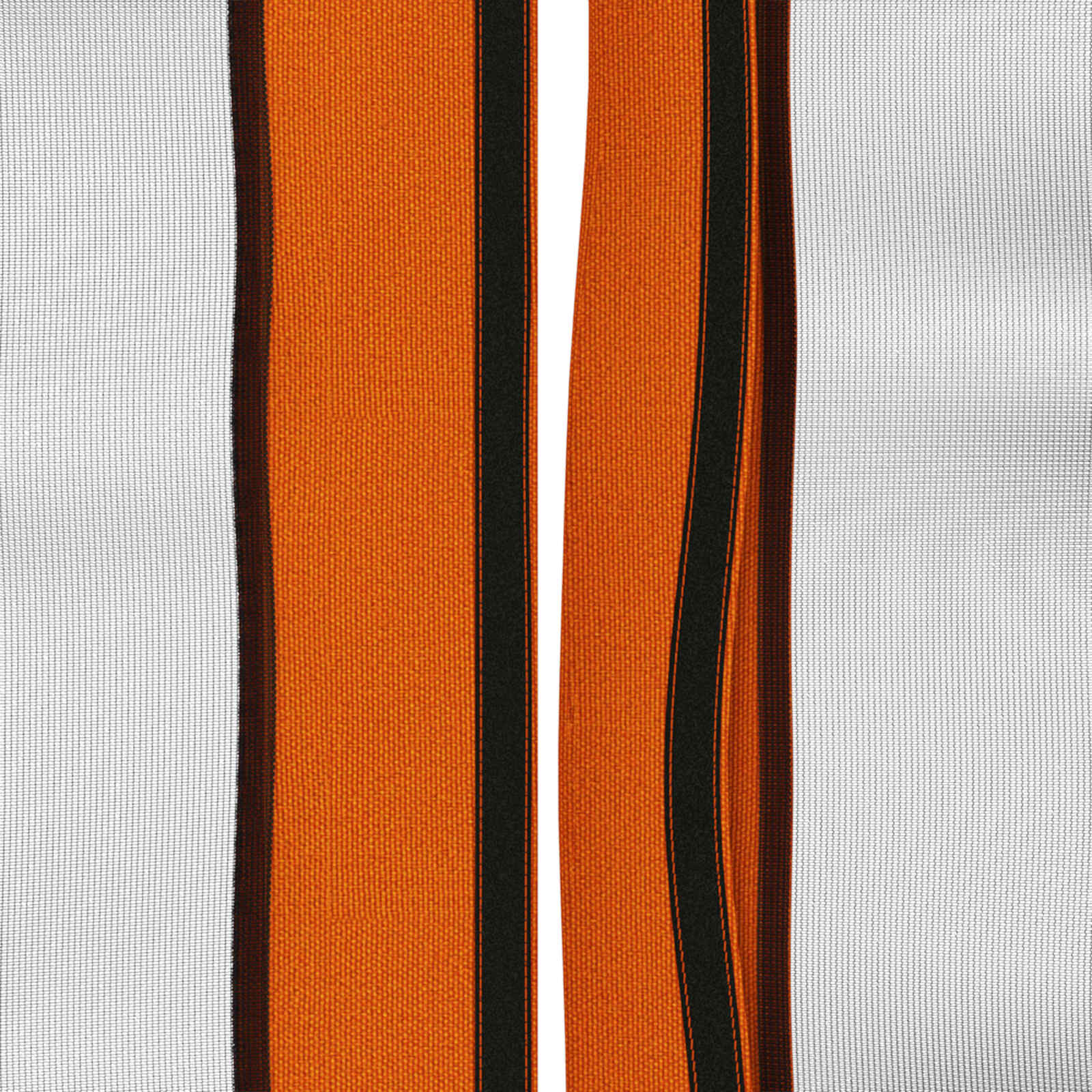 Pavillon Dach Mit Seitenwänden Orange 600,5 X 300,5 Cm
