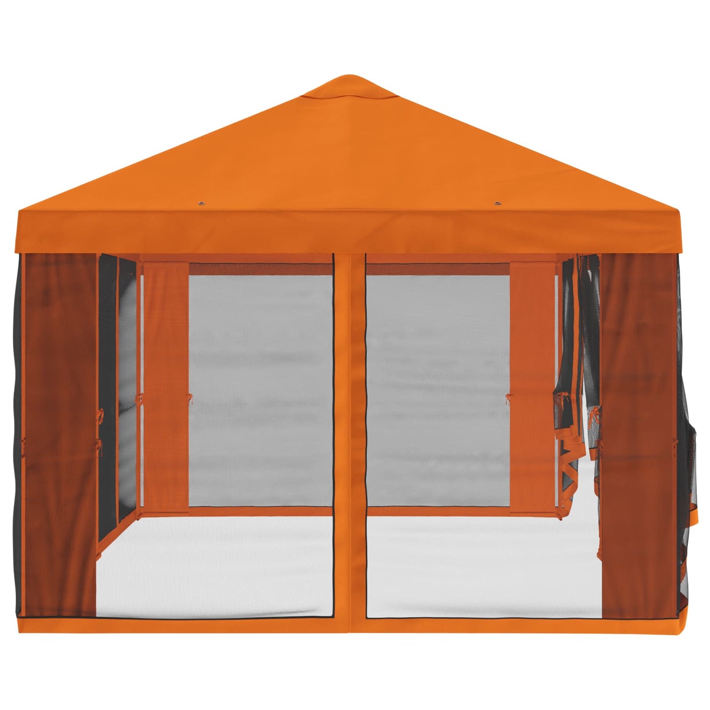 Pavillon Dach Mit Seitenwänden Orange 600,5 X 300,5 Cm