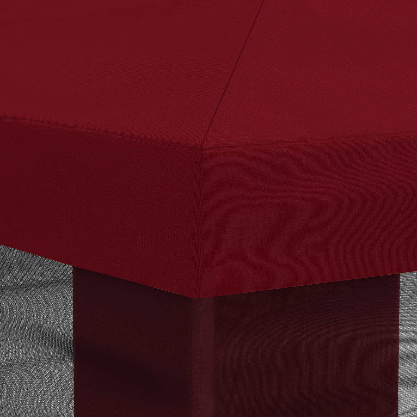 Pavillon Dach Mit Seitenwänden Bordeauxrot 600,5 X 300,5 Cm