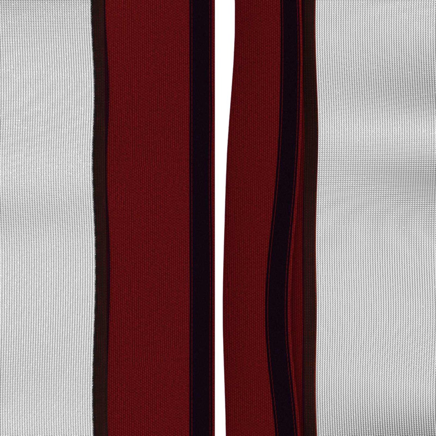 Pavillon Dach Mit Seitenwänden Bordeauxrot 600,5 X 300,5 Cm