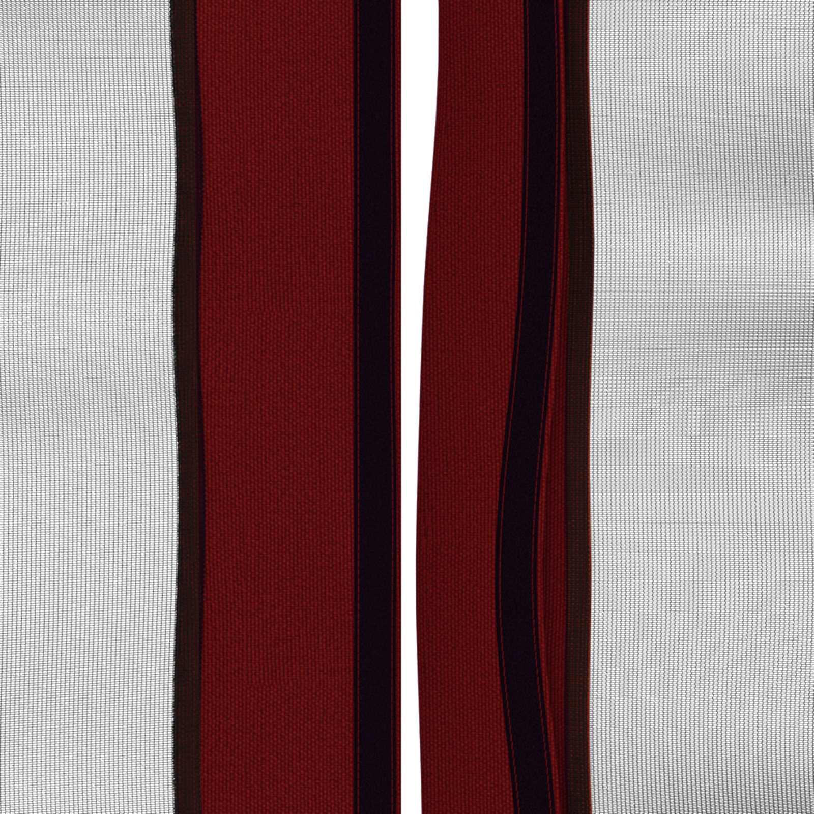 Pavillon Dach Mit Seitenwänden Bordeauxrot 600,5 X 300,5 Cm
