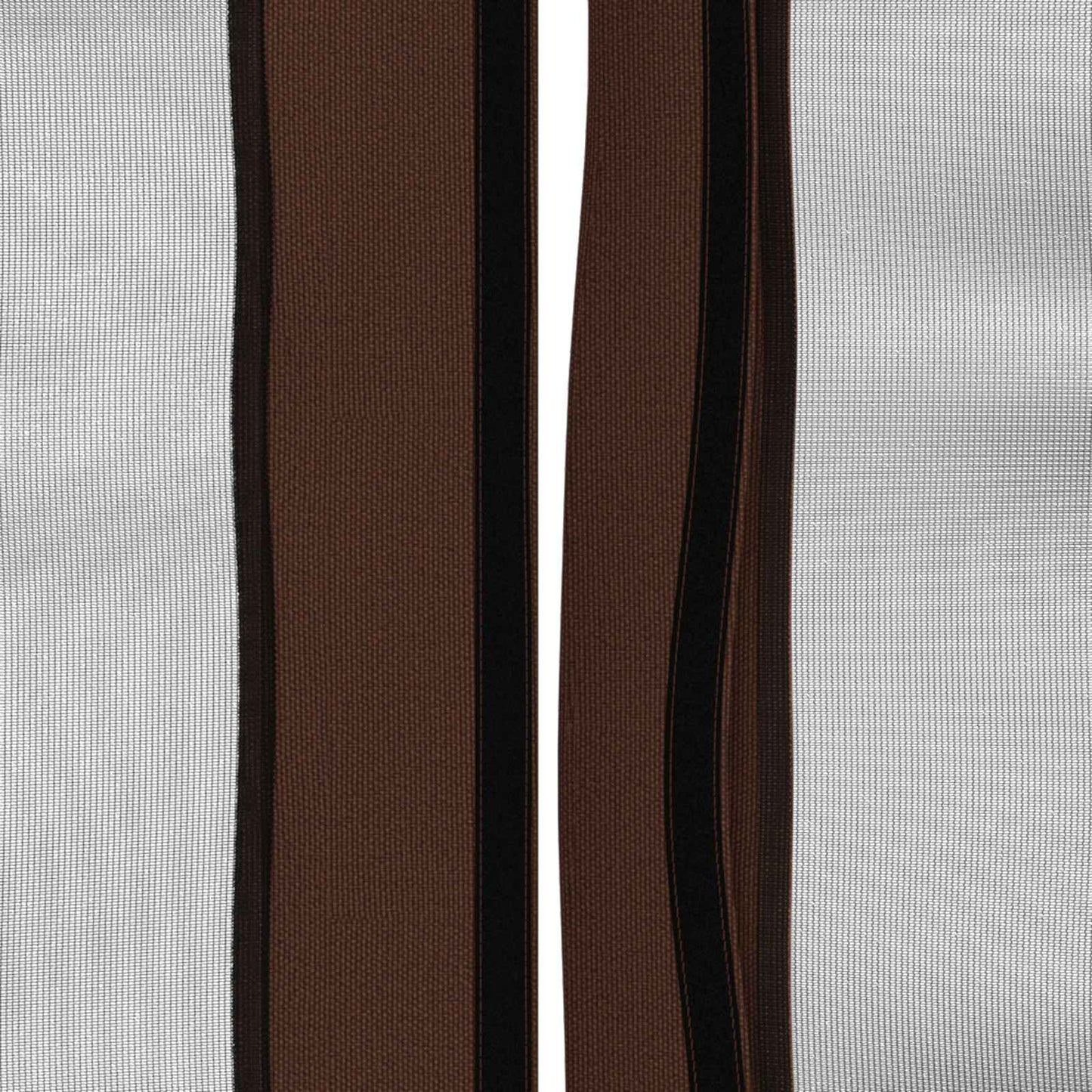 Pavillon Dach Mit Seitenwänden Braun 600,5 X 300,5 Cm Polyester