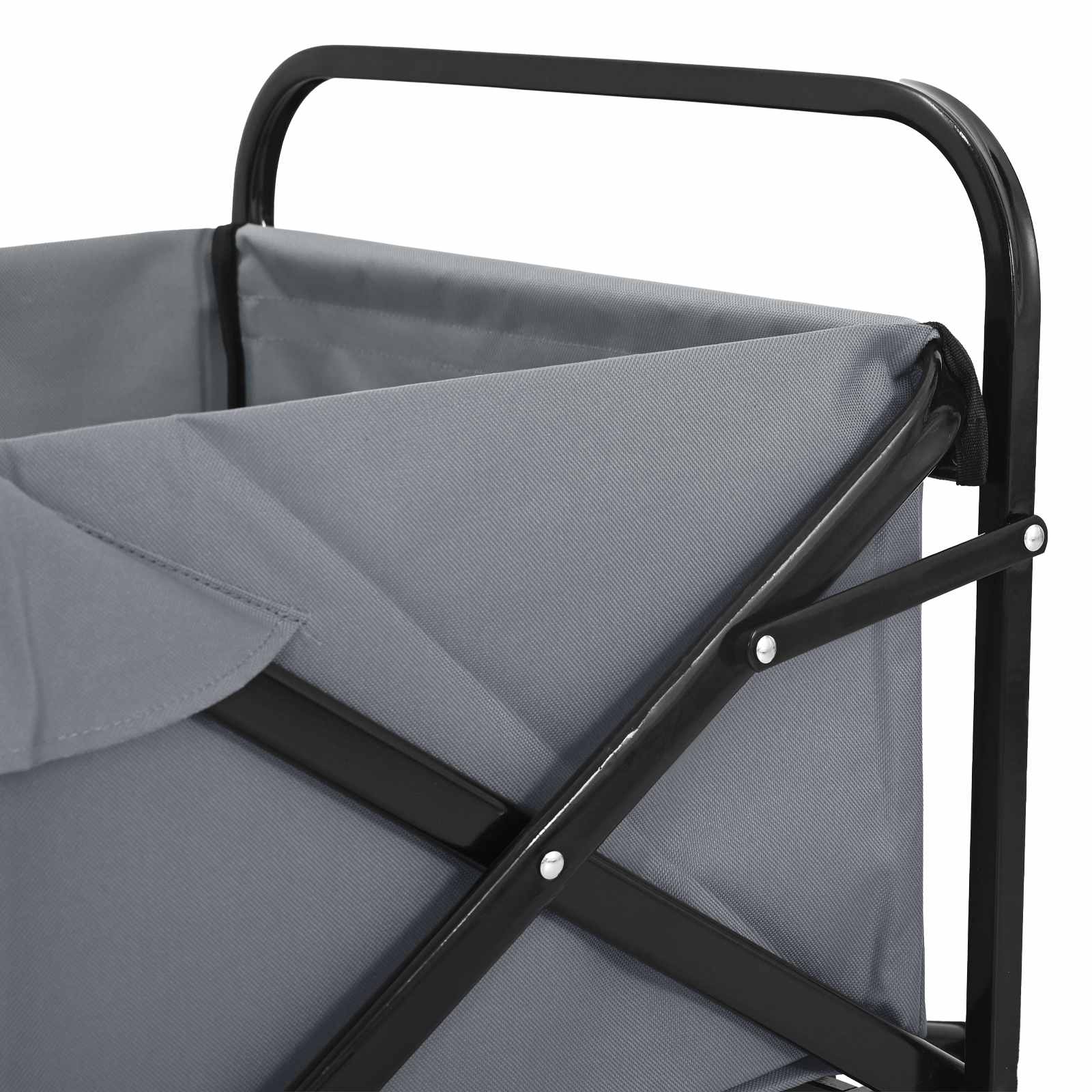 Bollerwagen 89 X 63 X 96 Cm Stahl Und Polyester-Oxford-Gewebe