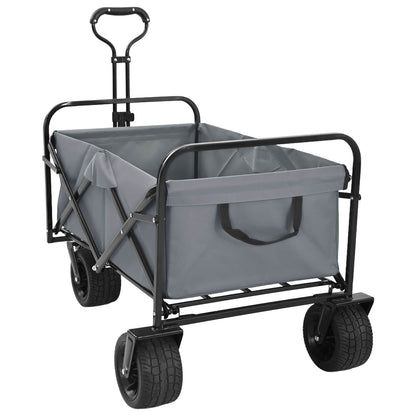 Bollerwagen 89 X 63 X 96 Cm Stahl Und Polyester-Oxford-Gewebe