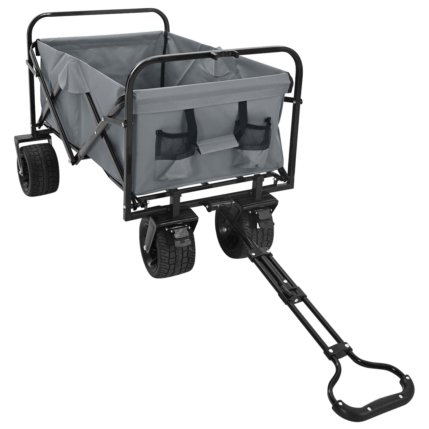 Bollerwagen 89 X 63 X 96 Cm Stahl Und Polyester-Oxford-Gewebe