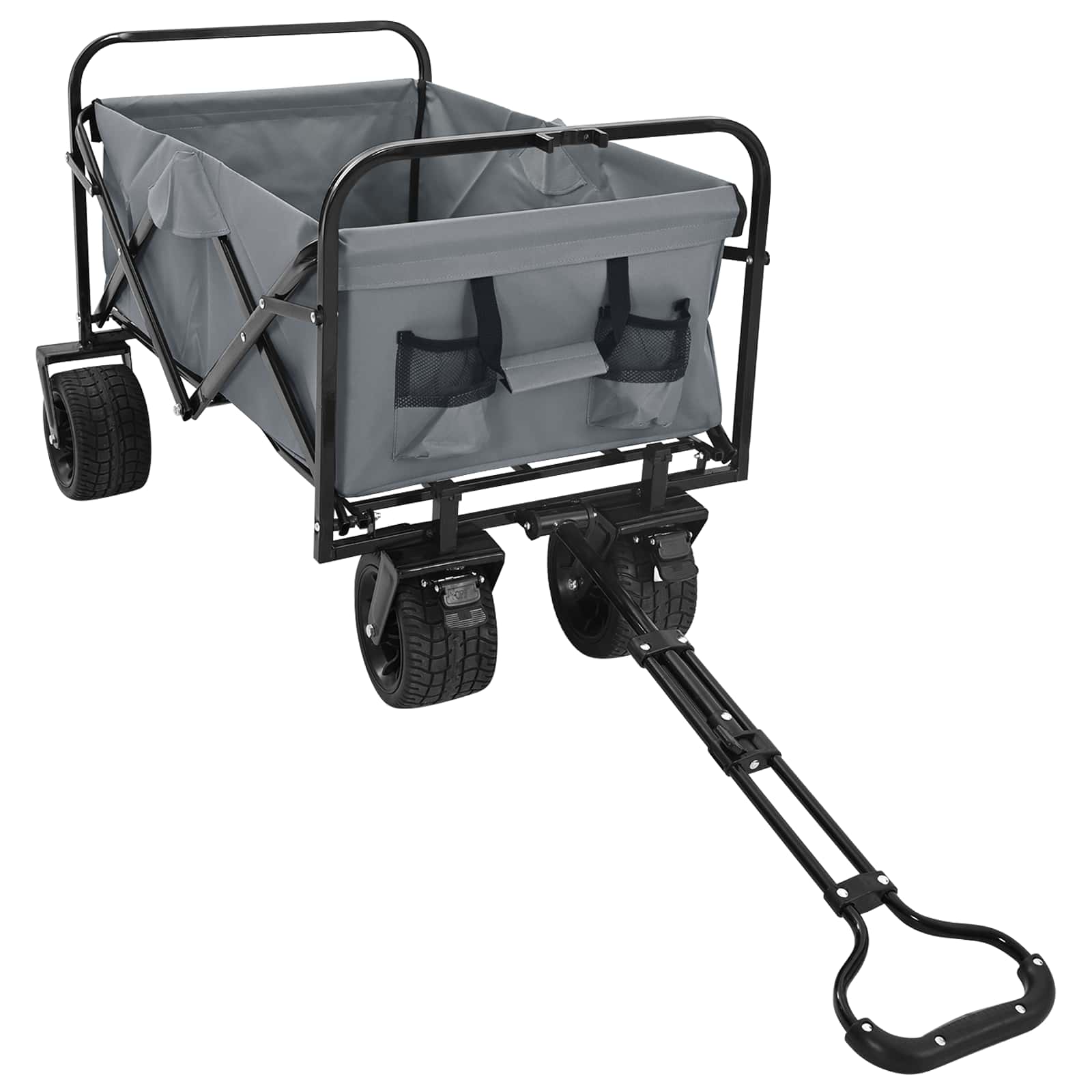 Bollerwagen 89 X 63 X 96 Cm Stahl Und Polyester-Oxford-Gewebe