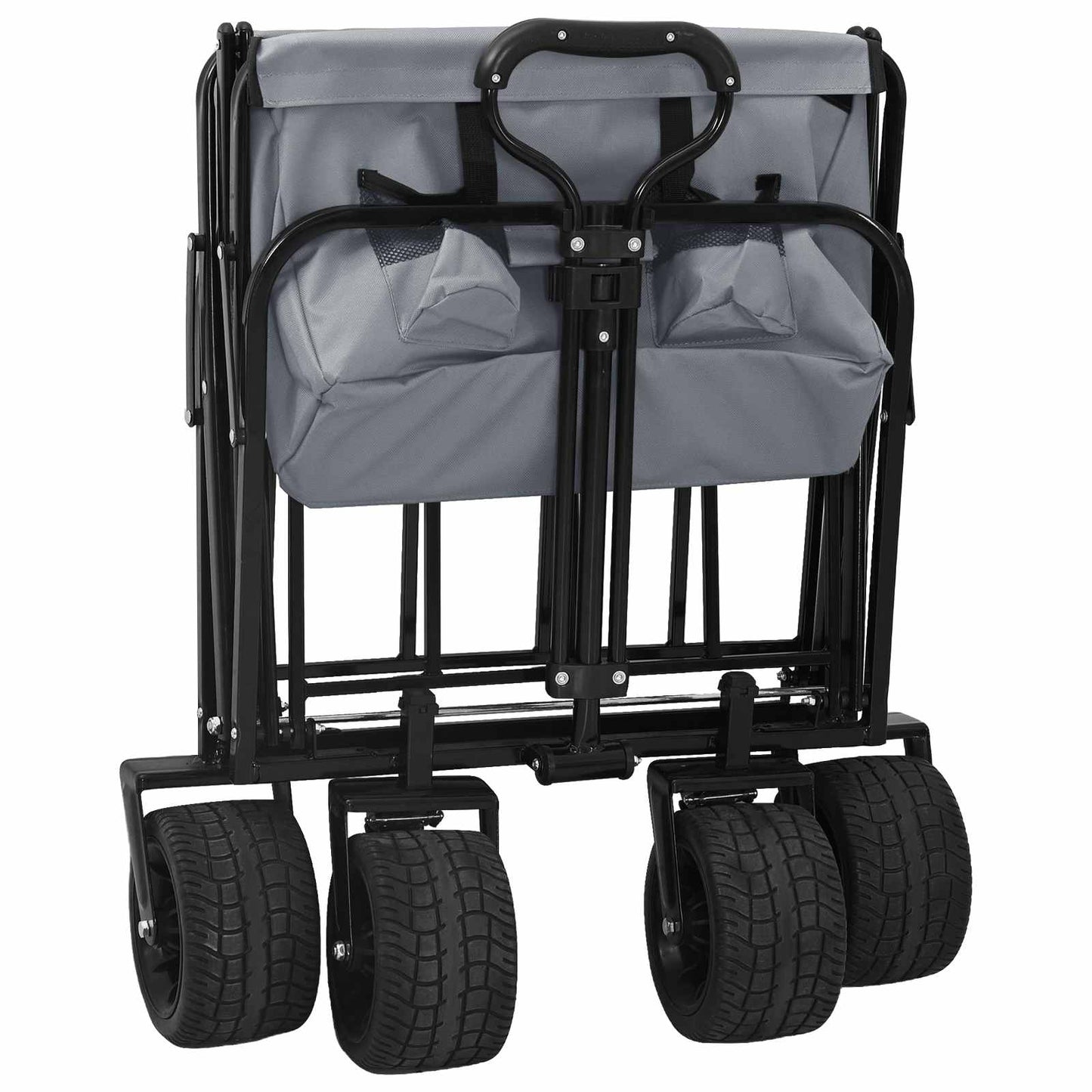 Bollerwagen 89 X 63 X 96 Cm Stahl Und Polyester-Oxford-Gewebe