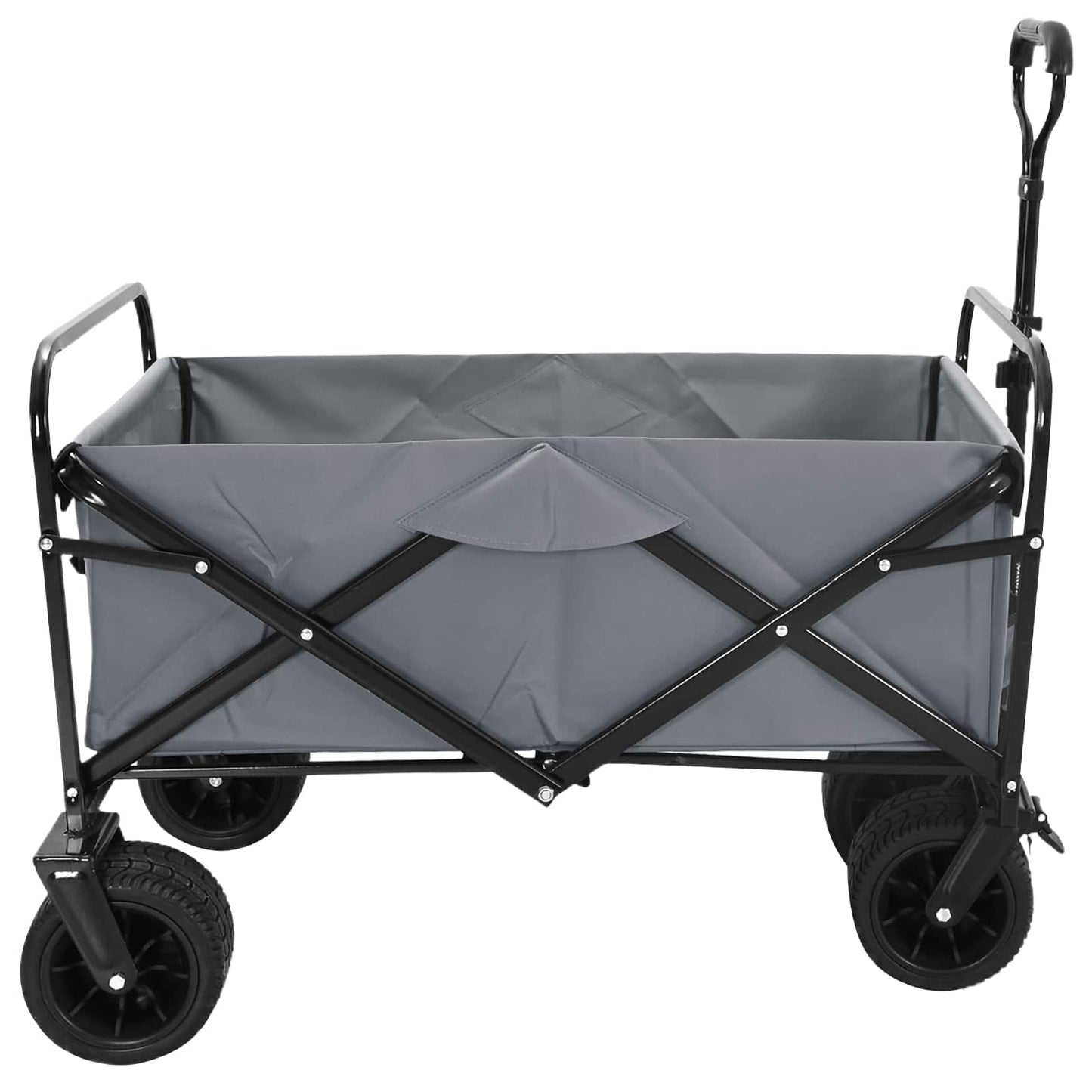 Bollerwagen 89 X 63 X 96 Cm Stahl Und Polyester-Oxford-Gewebe