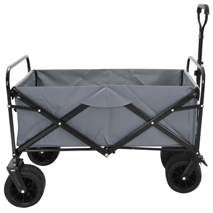 Bollerwagen 89 X 63 X 96 Cm Stahl Und Polyester-Oxford-Gewebe
