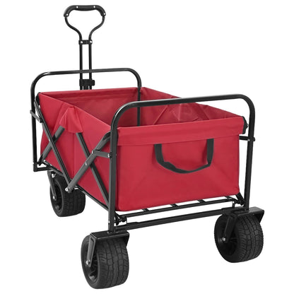 Bollerwagen 89 X 63 X 96 Cm Stahl Und Polyester-Oxford-Gewebe