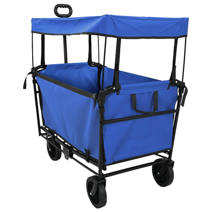 Klapp-Handwagen 105 X 56,5 X 116 Cm Oxford-Stoff