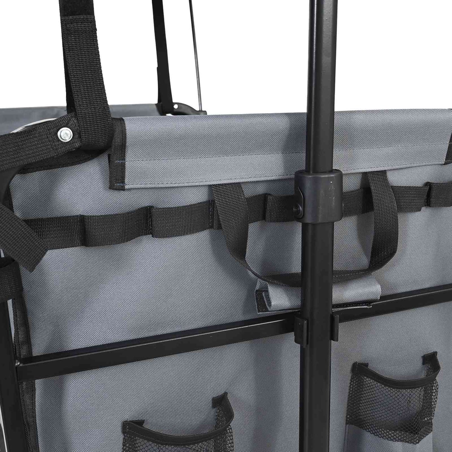 Klapp-Handwagen 105 X 56,5 X 116 Cm Oxford-Stoff