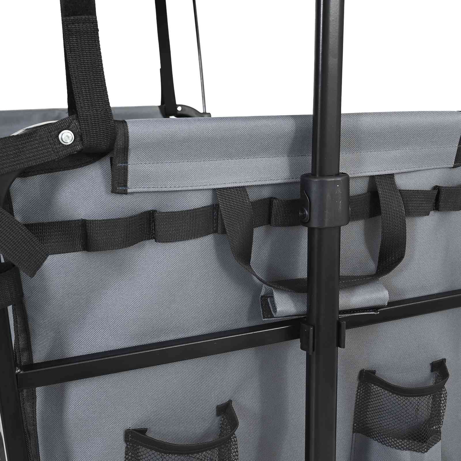Klapp-Handwagen 105 X 56,5 X 116 Cm Oxford-Stoff