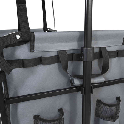 Klapp-Handwagen 105 X 56,5 X 116 Cm Oxford-Stoff