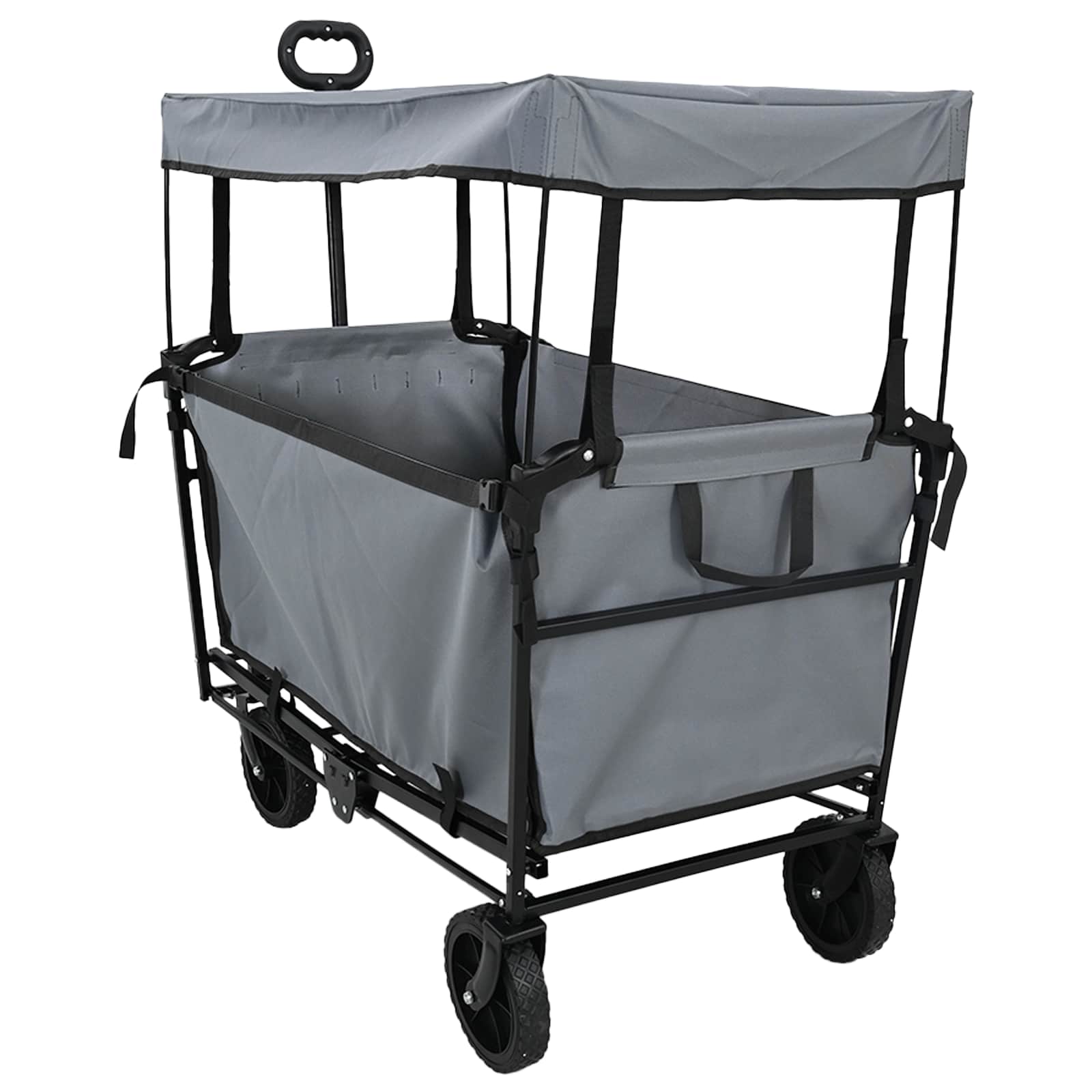 Klapp-Handwagen 105 X 56,5 X 116 Cm Oxford-Stoff