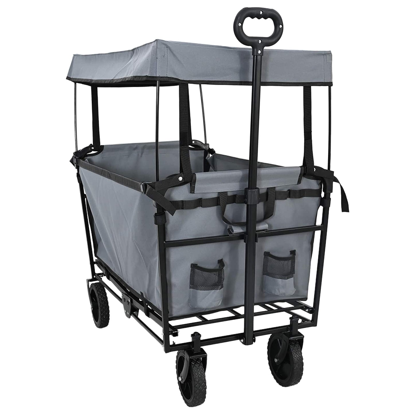Klapp-Handwagen 105 X 56,5 X 116 Cm Oxford-Stoff