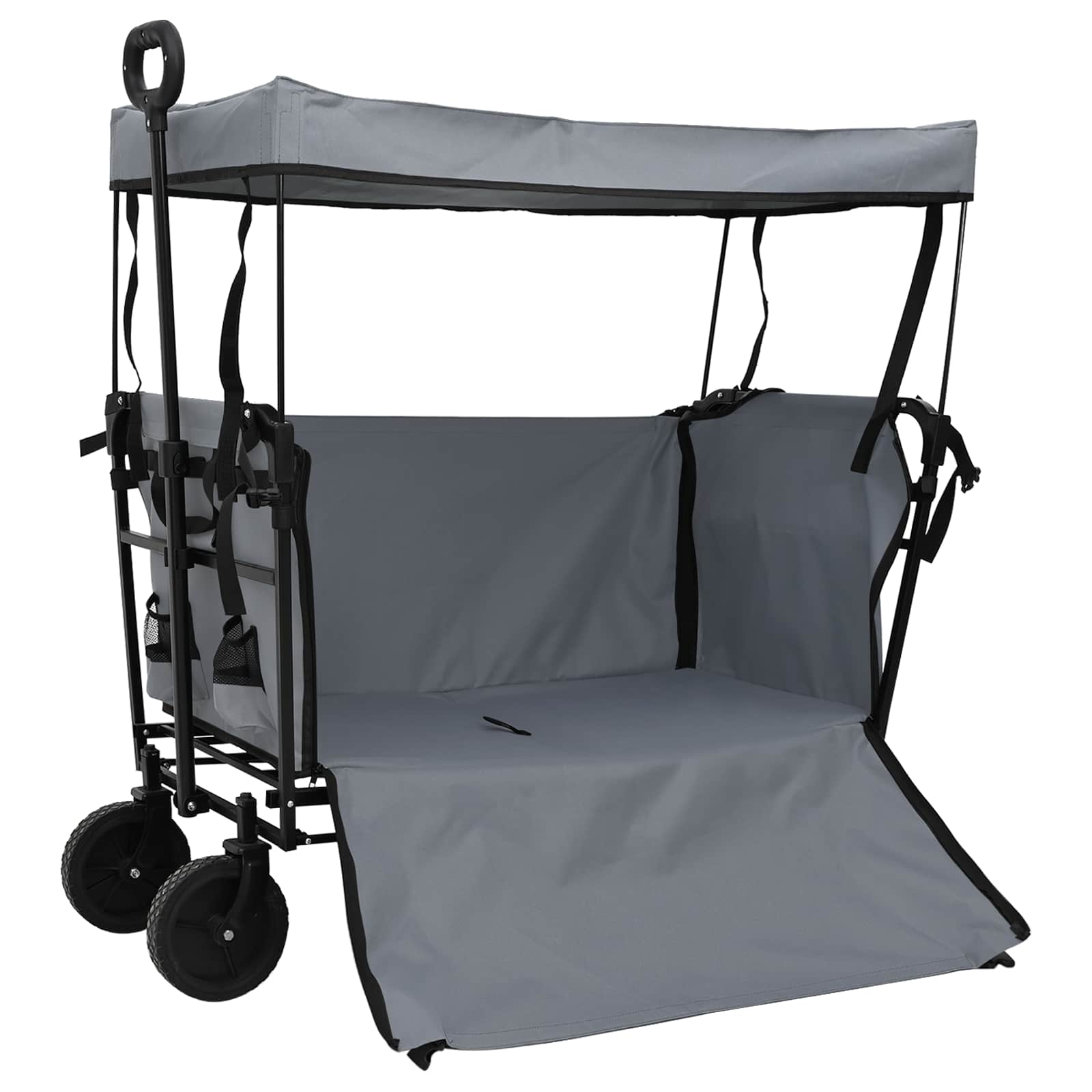 Klapp-Handwagen 105 X 56,5 X 116 Cm Oxford-Stoff