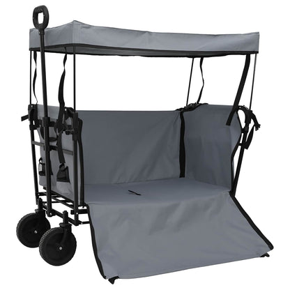 Klapp-Handwagen 105 X 56,5 X 116 Cm Oxford-Stoff