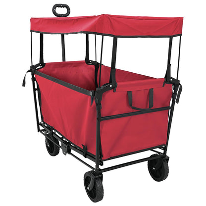Klapp-Handwagen 105 X 56,5 X 116 Cm Oxford-Stoff