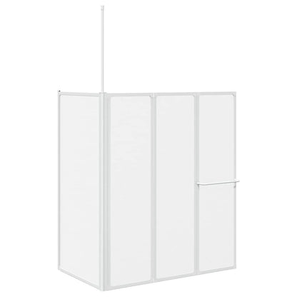 Badewannenbildschirm Matt 120 X 70 X 137 Cm Aluminium